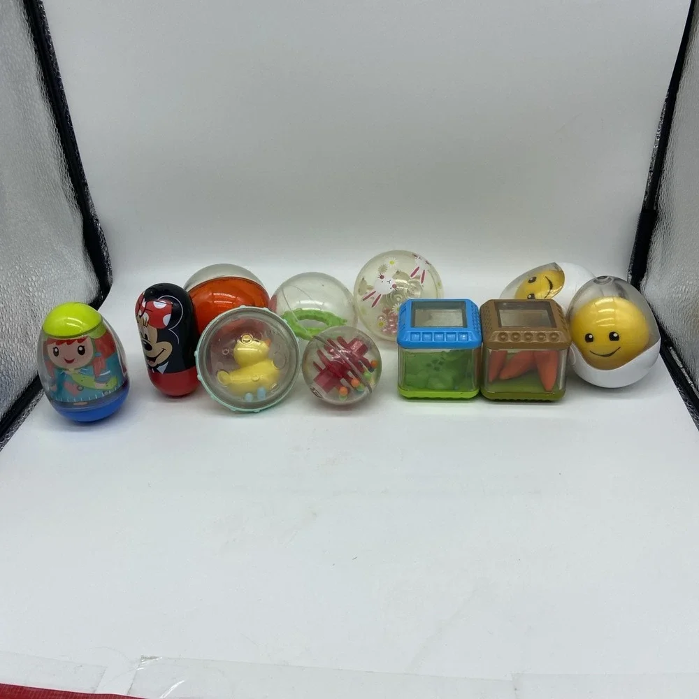 Minnie Mouse Rolling Balls Weebles FP Laugh Learn Eggs #1 Peek A Boo Blocks